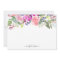 Personalized Elegant Watercolor Floral Note Card