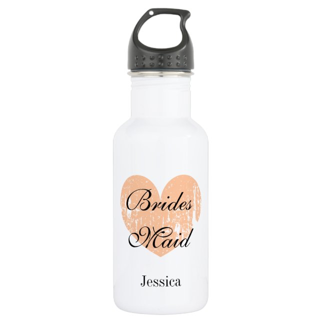 Personalized elegant wedding favour water bottles (Front)