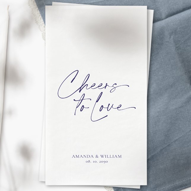 Personalized Elegant Wedding Paper Guest Towel Napkin (Creator Uploaded)