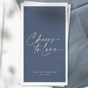 Personalized Elegant Wedding Paper Guest Towel Napkin