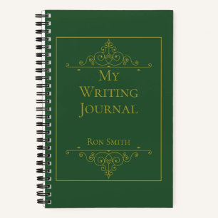 Personalized Elegant Writing Journal for Authors