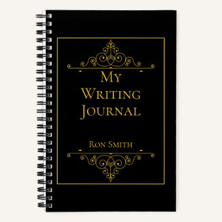 Personalized Elegant Writing Journal for Authors