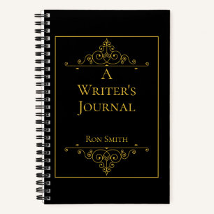 Personalized Elegant Writing Journal for Authors