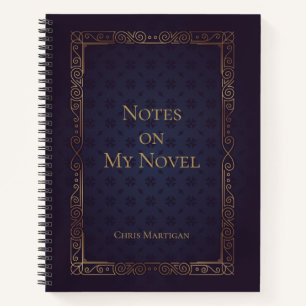 Personalized Elegant Writing Notebook for Authors
