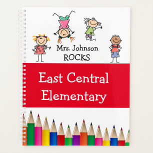 Personalized Elementary School Teacher Planner