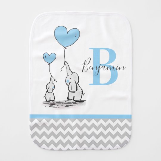 baby boy burp cloths