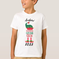 Personalized Elf Christmas Cousin Crew