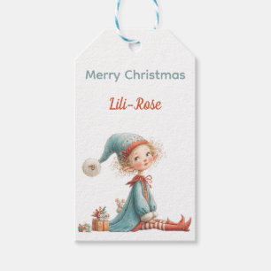 Personalized Elf Gift Tags   North Pole Christmas 