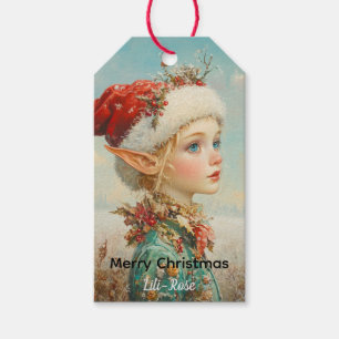Personalized Elf Gift Tags North Pole Christmas