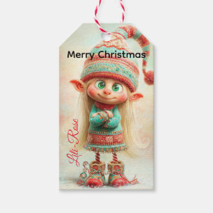 Personalized Elf Gift Tags North Pole Christmas