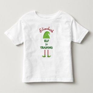 Personalized Elf in Training Toddler T-shirt