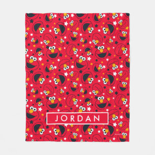Personalized Elmo   So Silly Star Pattern Fleece Blanket