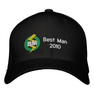Personalized, Embroidered Best Man Hat
