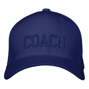 Personalized & Embroidered Coach Cap   Hat