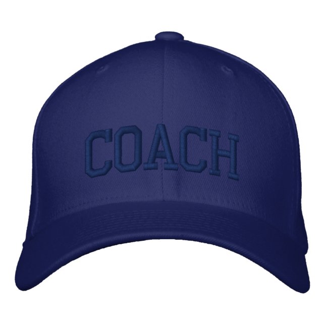 Personalized & Embroidered Coach Cap | Hat (Front)