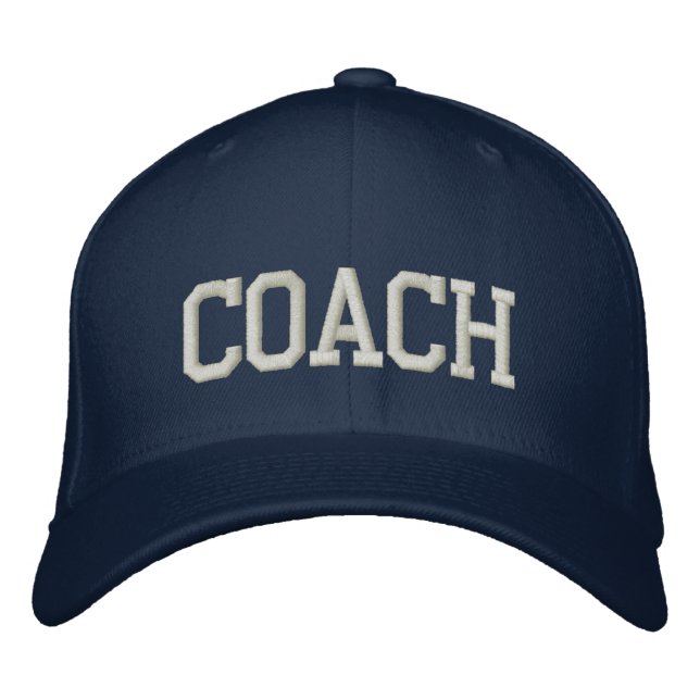 Personalized & Embroidered Coach Cap | Hat (Front)