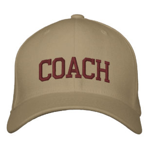 Personalized & Embroidered Coach Cap   Hat