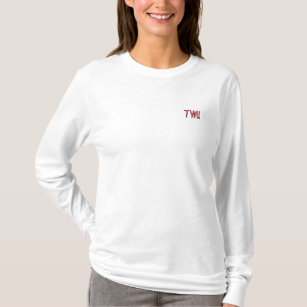 Personalized Embroidered Long Sleeved T-Shirt