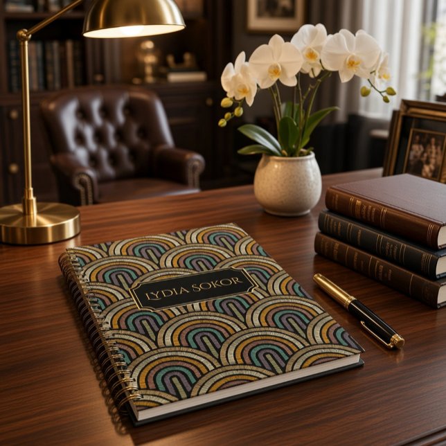 Personalized Embroidered-Style Notebook (Creator Uploaded)