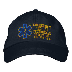 Personalized Emergency Medical Technician Embroidered Hat