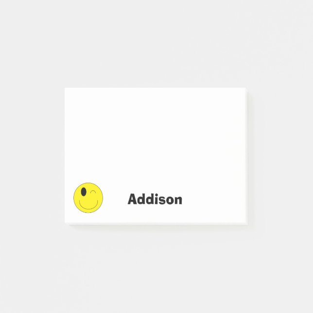 Personalized Emoji Post-it Notes (Front)