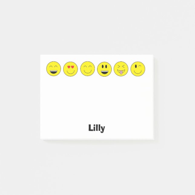 Personalized Emojis Notes (Front)