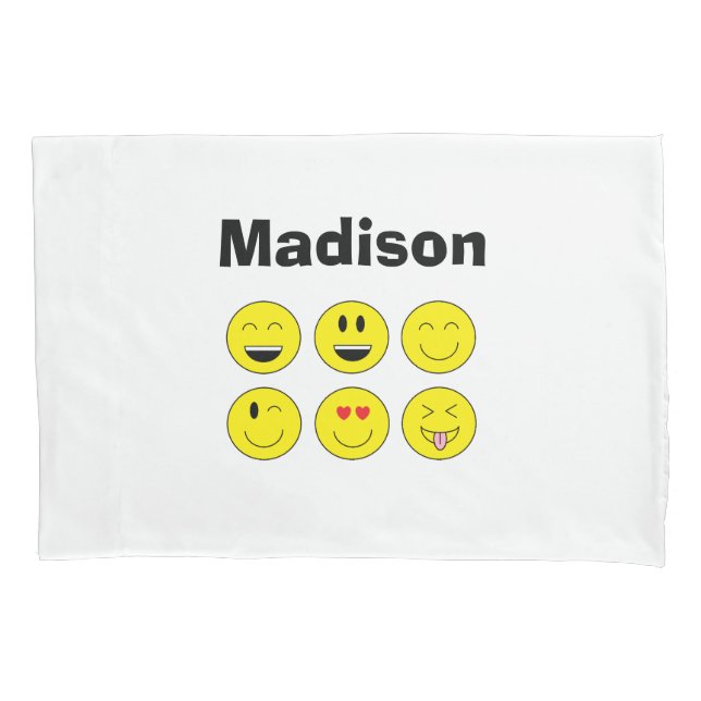 Personalized Emojis Pillowcase (Front)