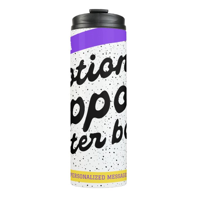 Personalized Emotional Support Water Bottle (Front)