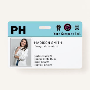 Personalized Employee Photo ID Company Security Ba Badge