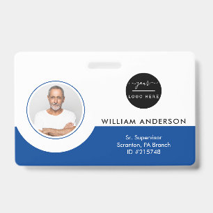 Personalized Employee Photo ID Company Security Ba Badge