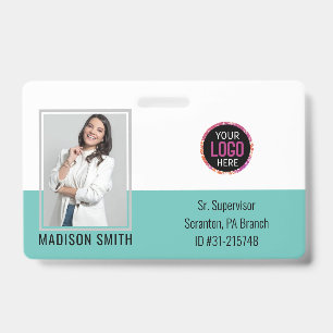 Personalized Employee Photo ID Company Security Ba Badge