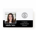 Personalized Employee Photo ID Company Security