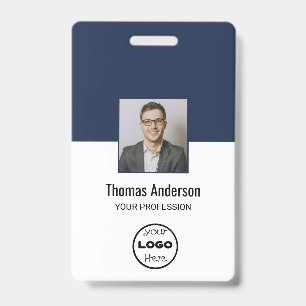 Personalized Employee Photo ID Corporate Security Badge