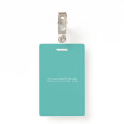 Personalized Employee | Teal Logo Staff Photo