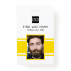 Personalized Employee | Yellow Logo Staff Photo