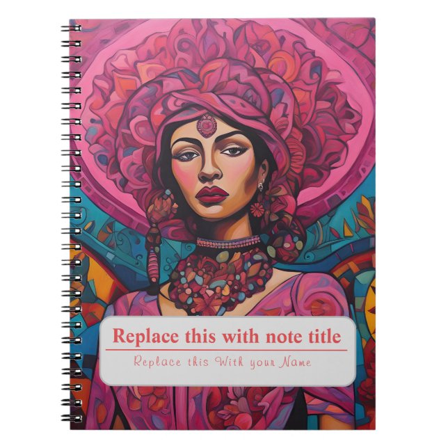Personalized Empowered Women Notebook (Front)
