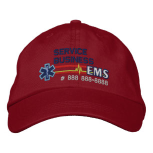 Personalized EMS Paramedic Star of Life Embroidered Hat