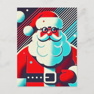Personalized enchanting Santa Claus business Postcard