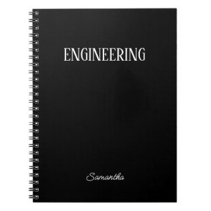  Personalized Engineering Subject Notebook
