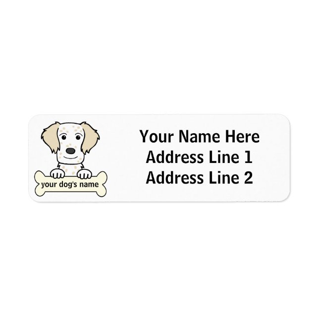 Personalized English Setter (Front)