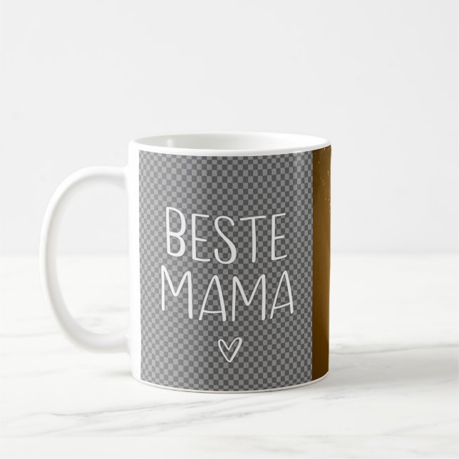 Personalized Engraved Ceramic Mug: Custom Text Ann Coffee Mug (Left)