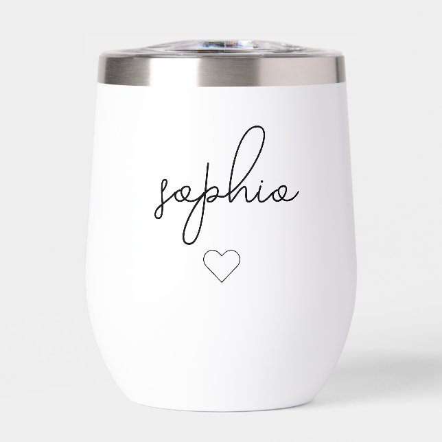 Personalized Engraved Polar Camel Wine Bridesmaid  (Front)