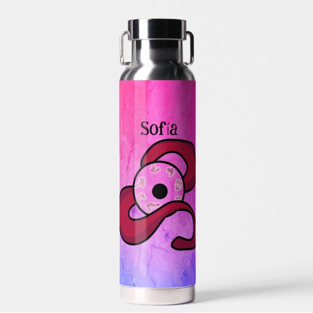 Personalized Enigmatic Entwined Eye Water Bottle (Front)
