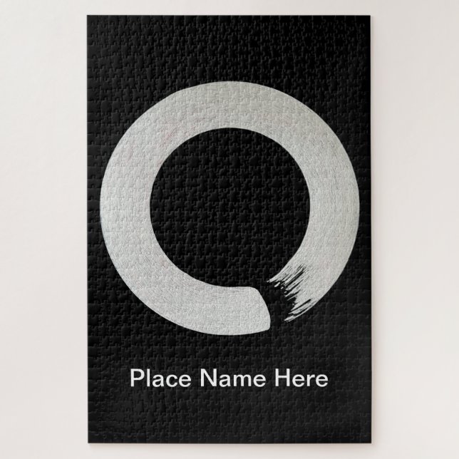 Personalized Enso Jigsaw Puzzle.  Jigsaw Puzzle (Vertical)