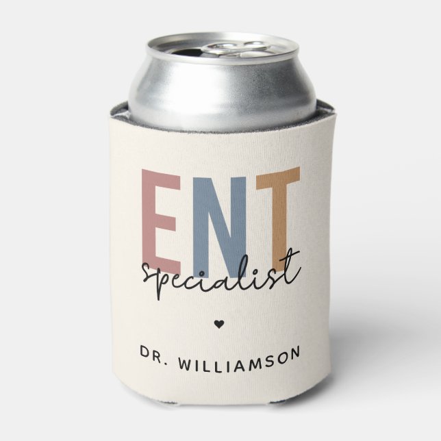 Personalized ENT Doctor ENT Specialist Can Cooler (Can Front)