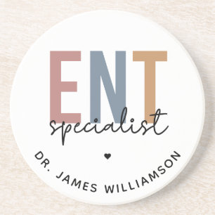 Personalized ENT Doctor ENT Specialist Coaster