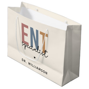 Personalized ENT Doctor ENT Specialist Large Gift Bag