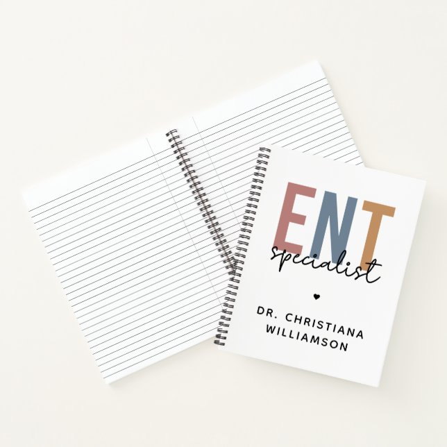 Personalized ENT Doctor ENT Specialist Notebook (Inside)