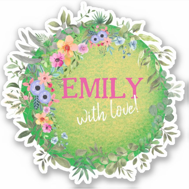 Personalized Envelop Seal Sticker (Front)