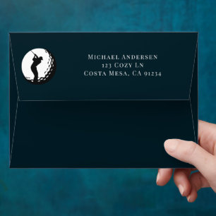 Personalized Envelope Bachelor Golf Weekend